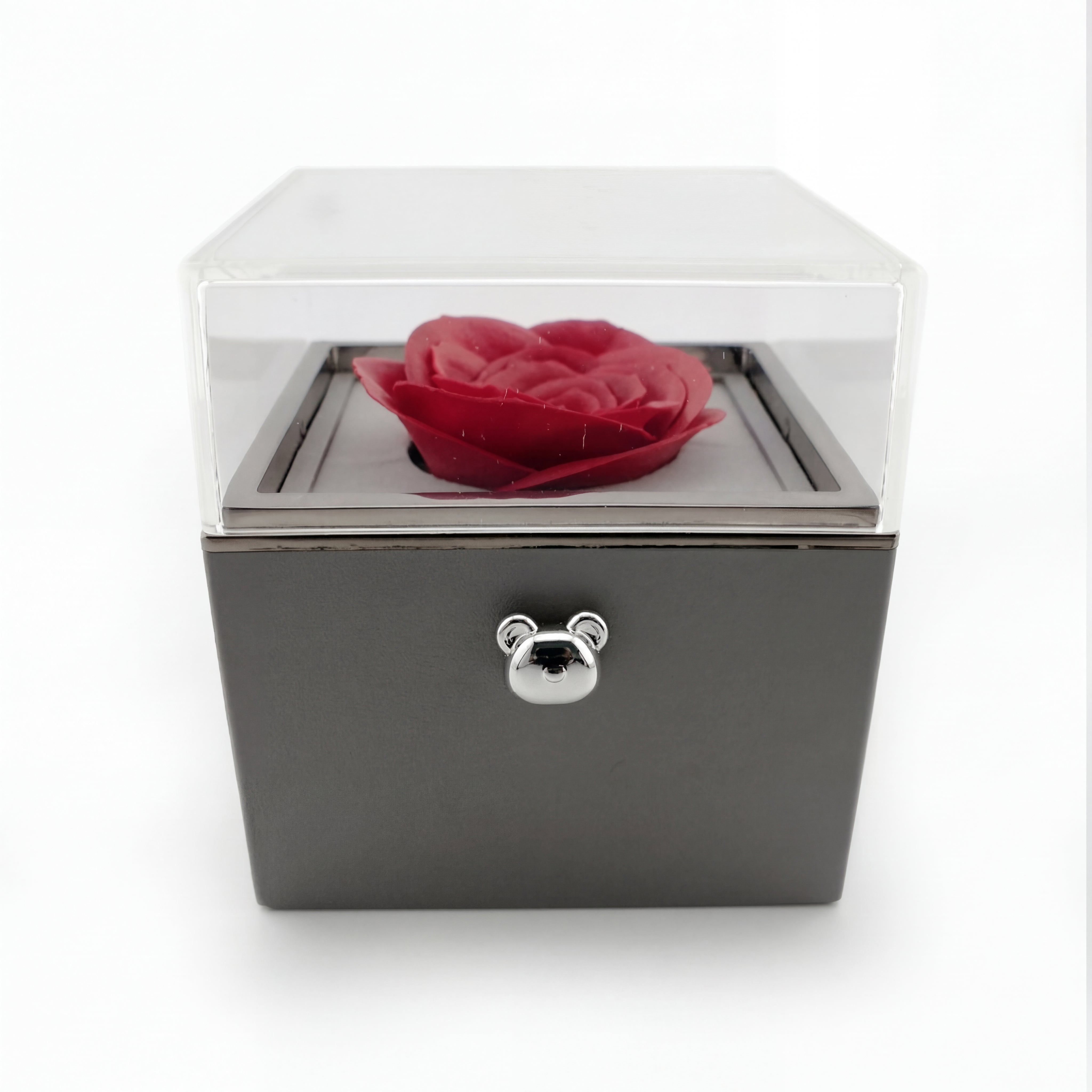 Amore Box - Teddy Bear Eternal Rose Box (Box Only)