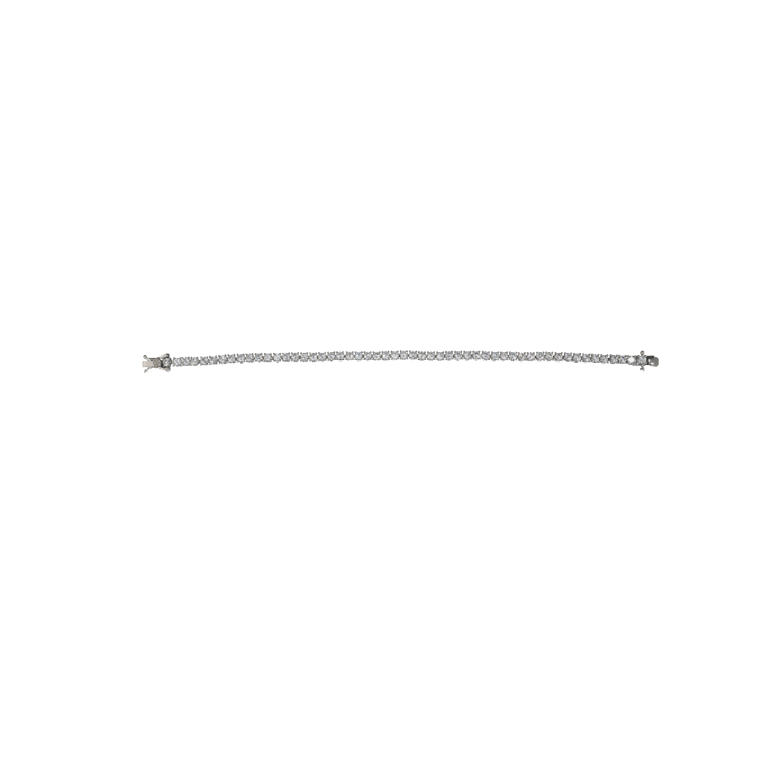 Classic Tennis Bracelet 3mm - Silver