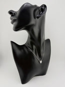 925 Sterling Silver Heart CZ Halo Pendant Necklace